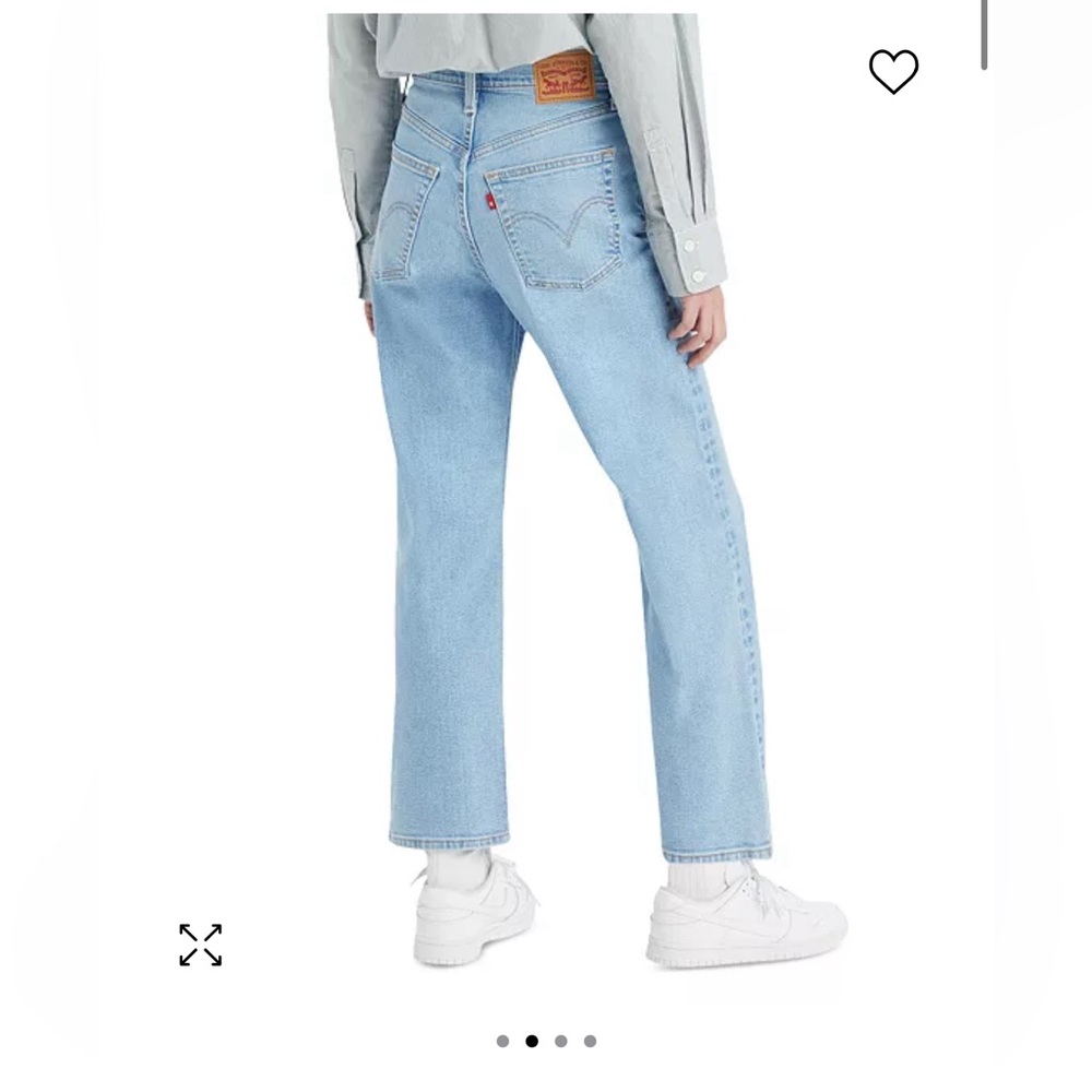 NWT LEVI'S Women's Ribcage Straight Ankle Jeans Size 24 - Picture 5 of 9